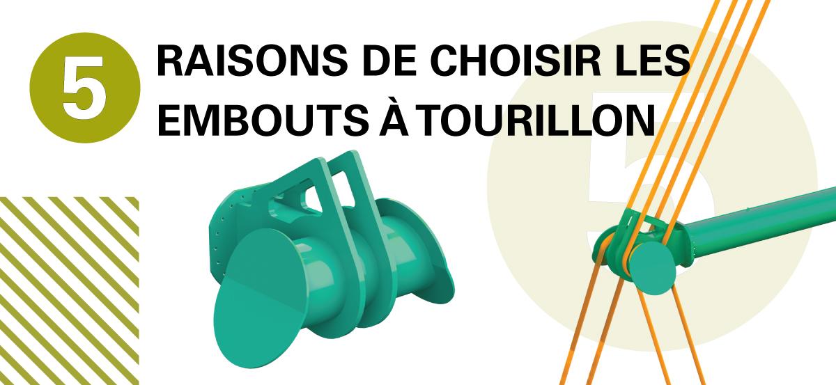 5 avantages liés à l'utilisation d'embouts à tourillon