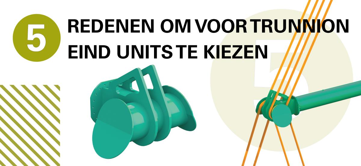 5 voordelen van het gebruik van trunnion eindunits