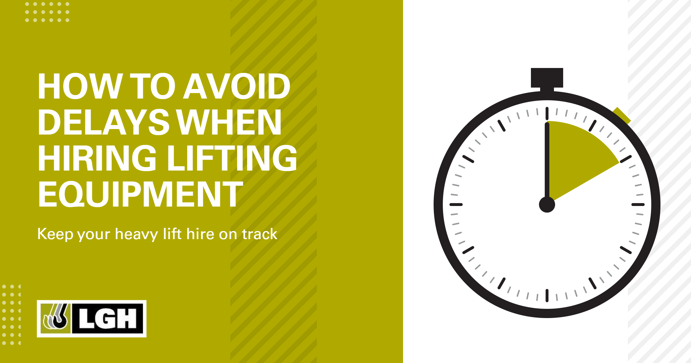 How to Avoid Delays when Hiring Lifting Equipment