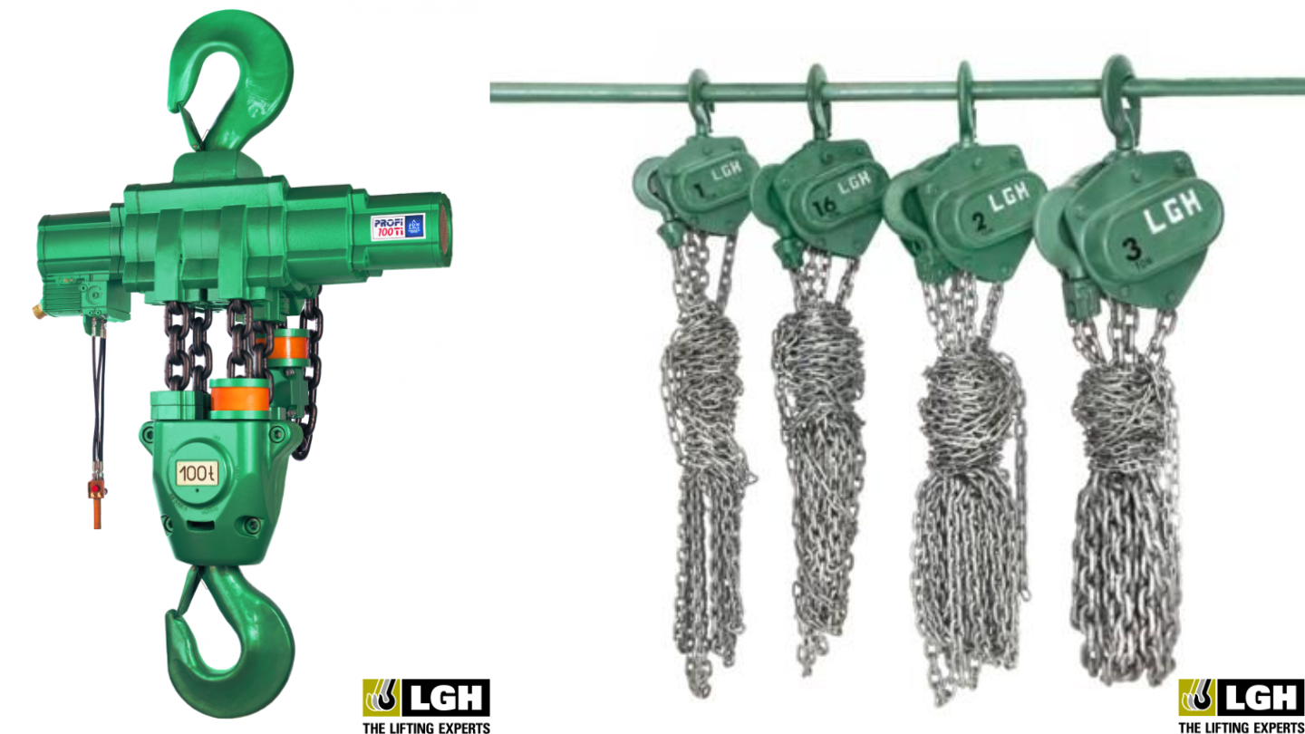 Druckluftkettenzüge Strinradkettenzüge