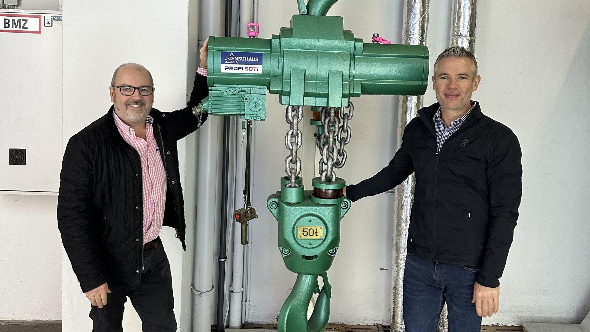 LGH Europe Invests €650k in Air Chain Hoists from J.D. Neuhaus