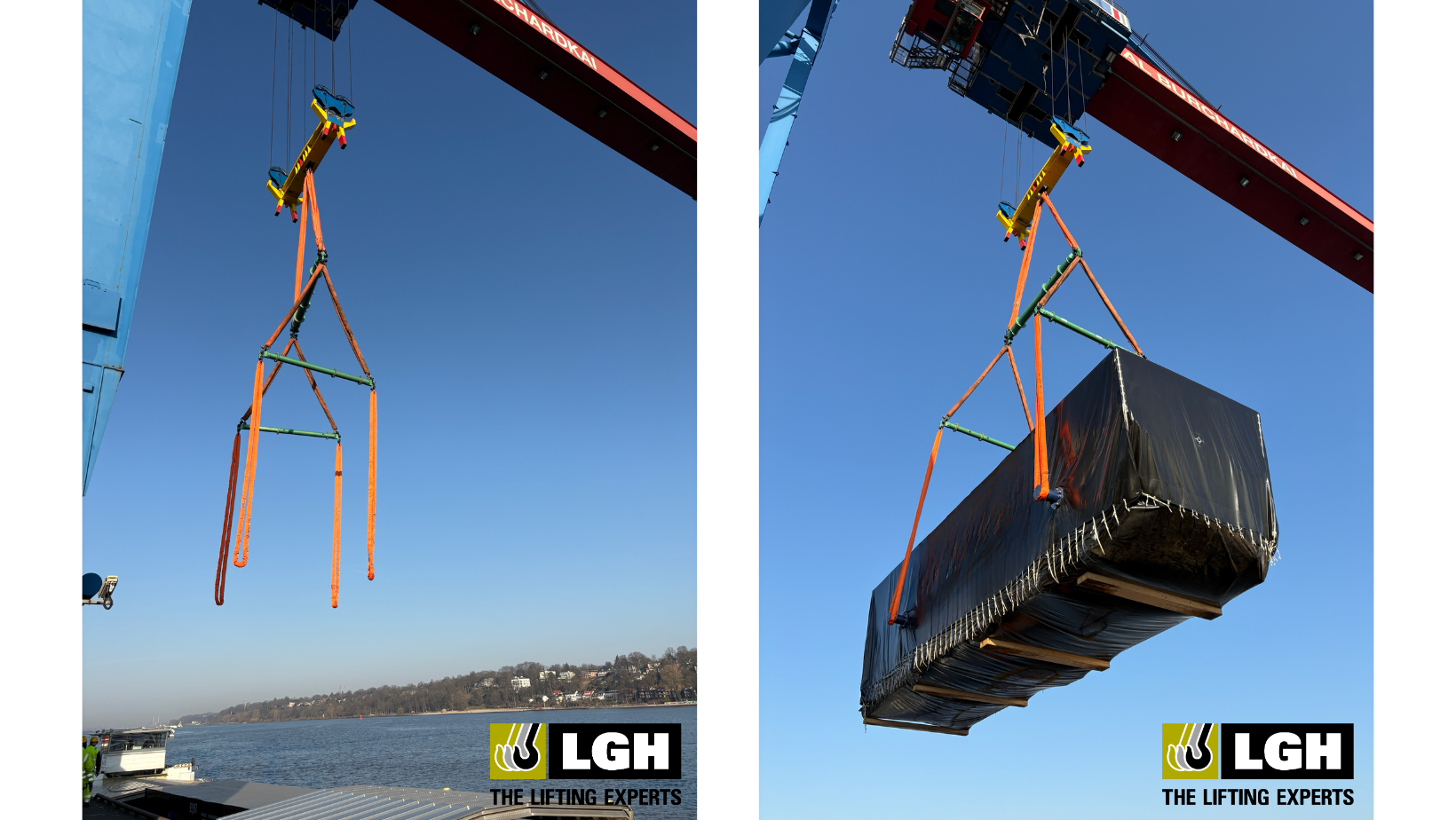 Zuverlässige Hebetechnik für den Hamburger Hafen