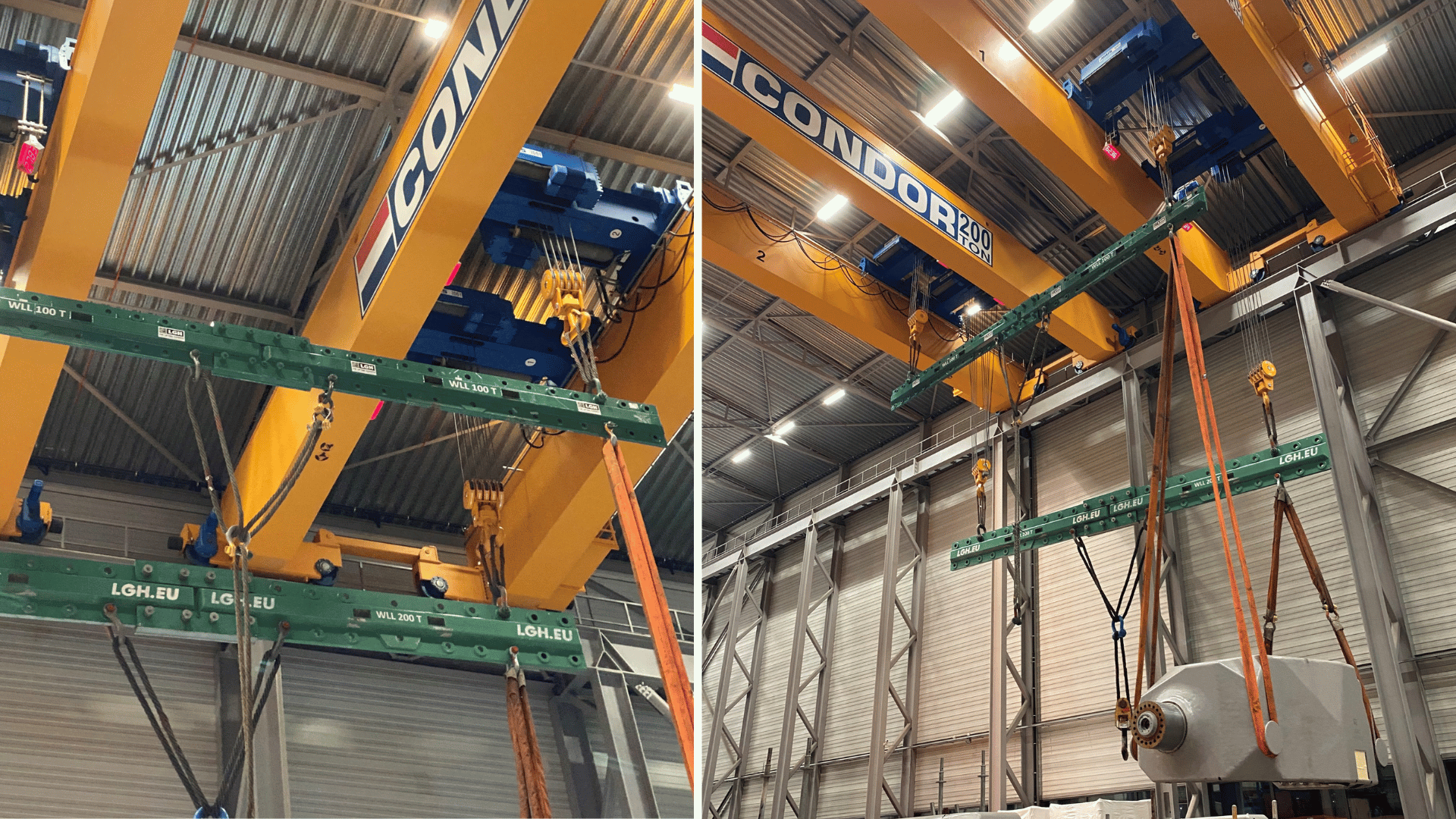 Gewichtsverdeling door het inzetten van Multi lugs